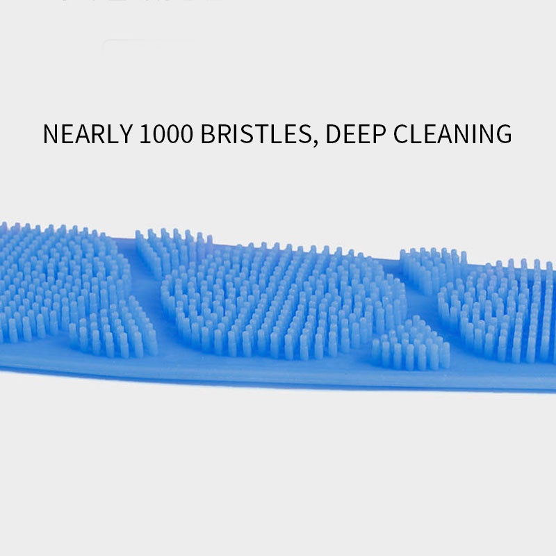 Máy chà sàn silicon Hai mặt Vòi hoa sen tẩy tế bào chết Kết cấu Tấm chà