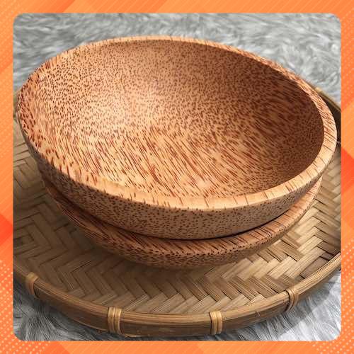 Bát/ Tô gỗ dừa- Tô gỗ đựng đồ ăn cao cấp - Coconut Wooden Bowl