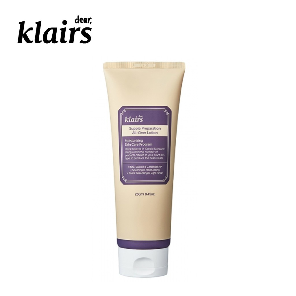 Kem dưỡng ẩm Dear Klairs Supple Preparation All - Over Lotion 250ml
