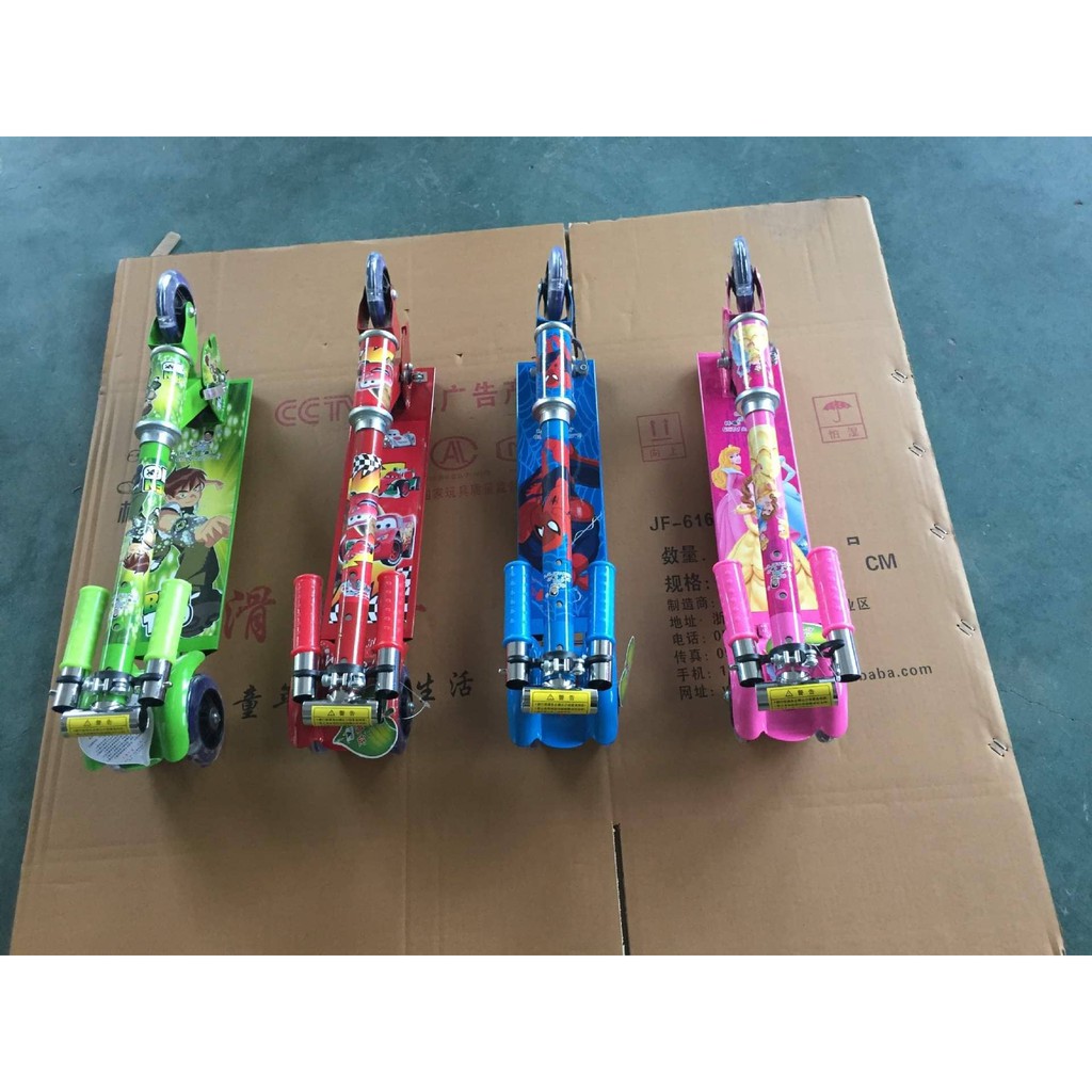 Xe trượt scooter, 3 bánh phát sáng loại 1 tặng kèm chuông