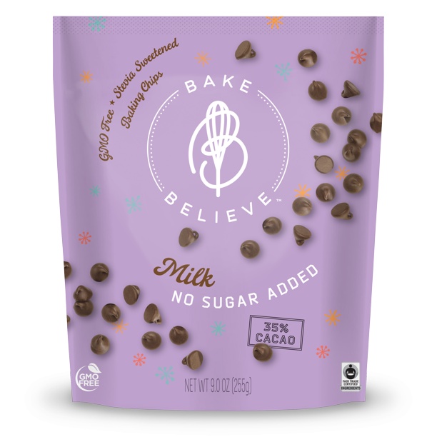 HẠT SOCOLA SỮA NƯỚNG BÁNH ĂN KIÊNG Bake Believe, Keto-Friendly, Milk Baking Chips, 255g (9 oz)