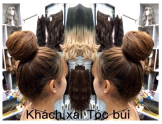 Búi tóc giả củ tỏi