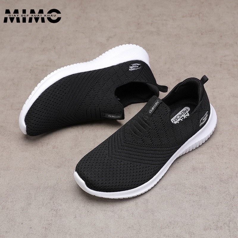 Giày thể thao Skechers 4 vạch mũi tên, kiểu dáng thời trang, êm mềm nhẹ cho nữ