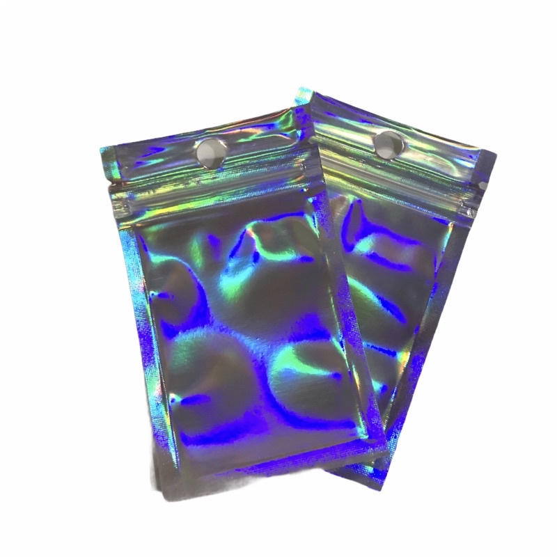Túi Zip Hologram Đựng Phụ Kiện, Trang Sức Size 6x10cm