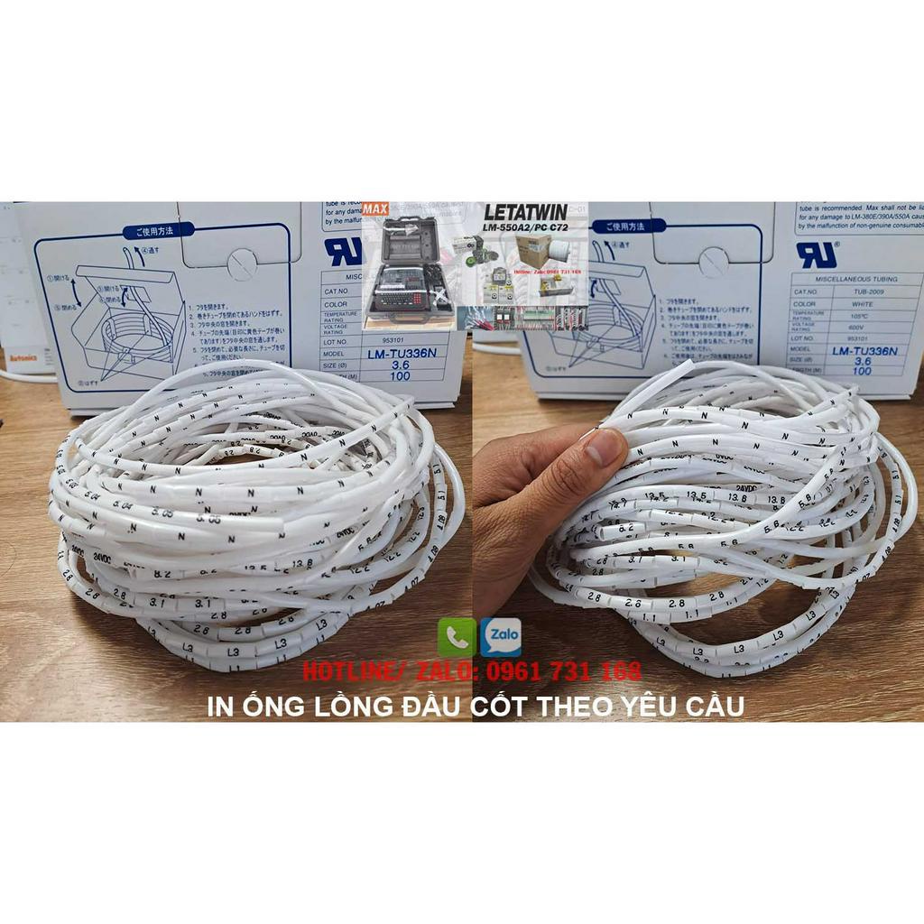 DỊCH VỤ in ống lồng đầu cốt  theo yêu cầu, đủ các size ống phi từ 1.5 đến 10.0 đảm bảo chất lượng đẹp - sắc nét.