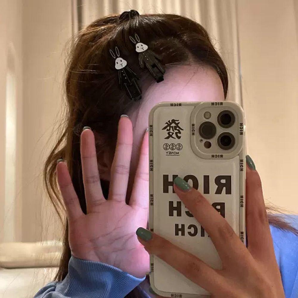 Kẹp Tóc BB Hình Thỏ / Gấu Hoạt Hình Phong Cách Hàn Quốc Thanh Lịch