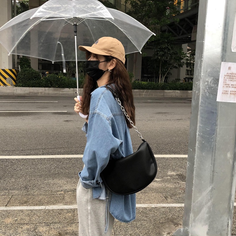 SUXI Túi Xách Da Pu Màu Trơn Thời Trang Cho Nữ