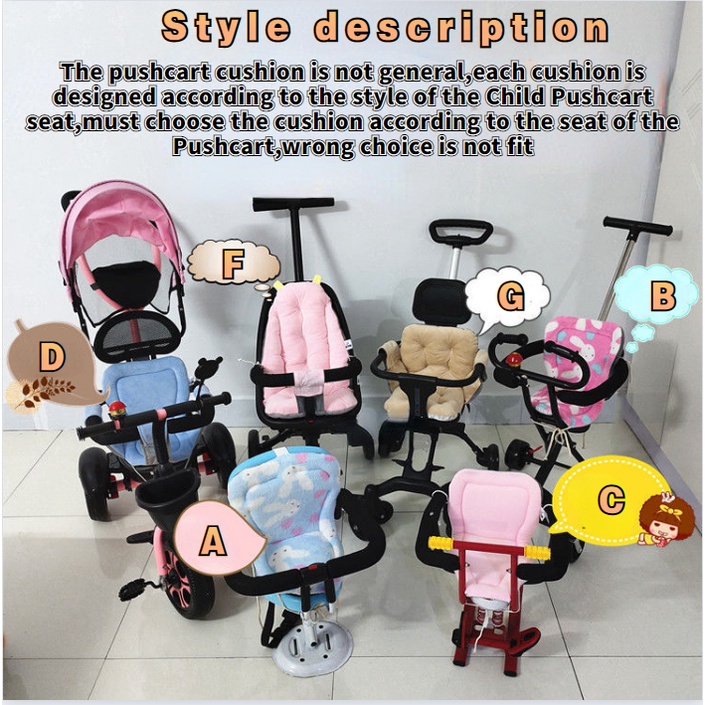 Đệm lót xe đẩy em bé - Nệm lót ghế ngồi ăn dặm, Tấm lót chống trượt, thấm hút, cotton thoáng khí .Tnsa-090