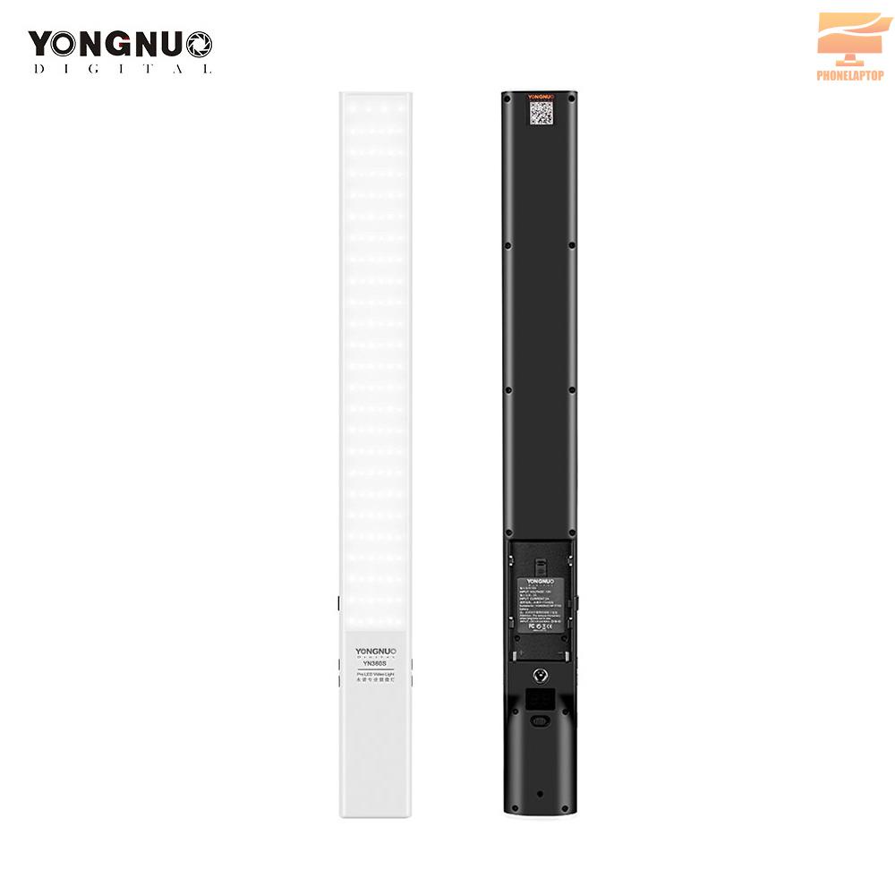 Lapt YONGNUO YN360S Handheld LED Video Light Wand Bar 5500K Dimmable APP Remote Control CRI95