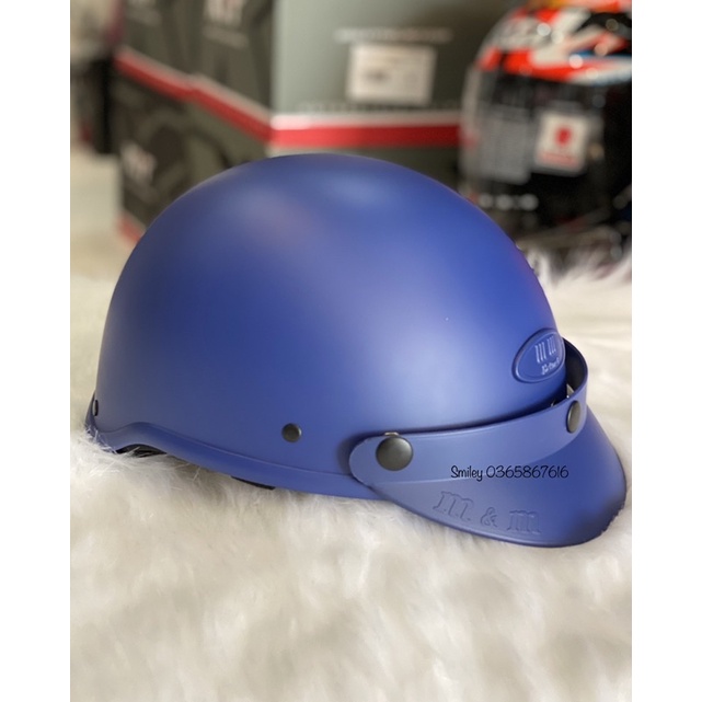 Nón nửa đầu MM trơn KM01