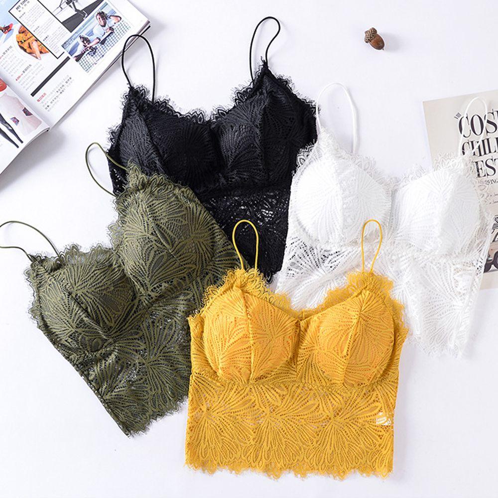 UPSTOPVN Áo Lót Croptop Không Tay Có Mút Đệm Thời Trang Dành Cho Nữ