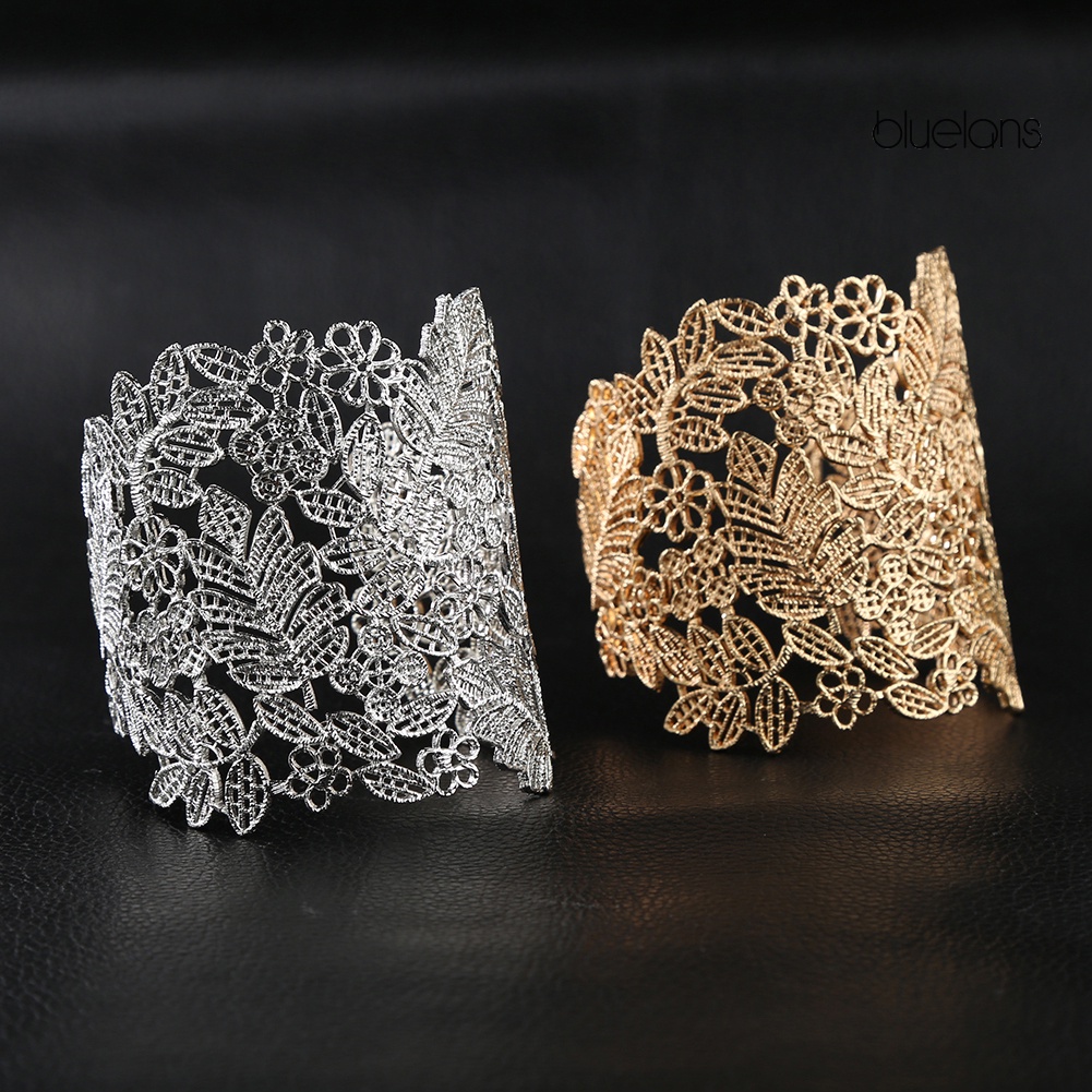 Vòng Đeo Tay Hợp Kim Hở Kiểu Dáng Đơn Giản Thời Trang Cho Nữ