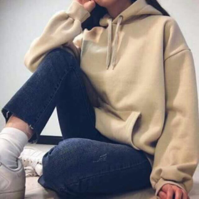 [Ảnh thật] Áo unisex Hoodie basic nỉ bông nhiều màu (38-70kg). H trơn - basic hoodie | BigBuy360 - bigbuy360.vn