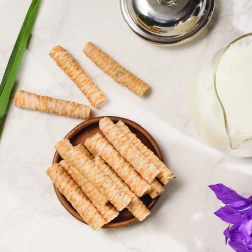 Bánh Kẹo Ăn Vặt Cuộn Dừa Thái Lan Kaew Vị Truyền Thống Thơm Ngon