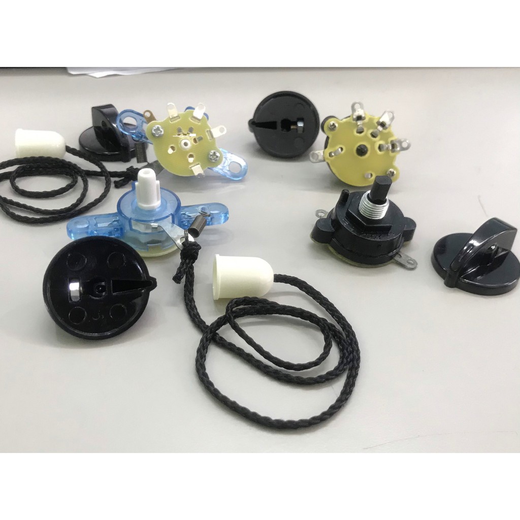 Công tắc giật dây, Núm vặn quạt, núm hãm quạt, núm điều khiển số quạt treo tường