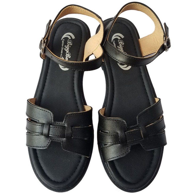 Giày sandal nữ da bò BIGGBEN HKD177