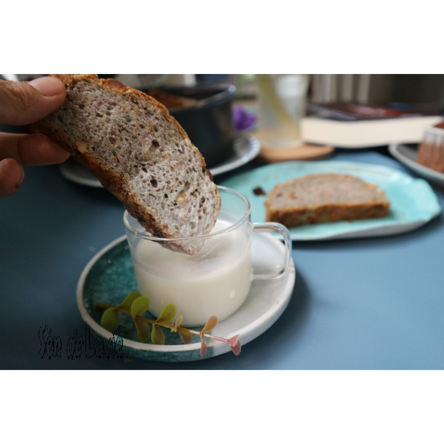 Bộ 2 combo bột trộn sẵn, nguyên liệu và vật dụng làm Bánh mì dinh dưỡng bột nguyên cám 5 loại hạt & Cupcake dinh dưỡng