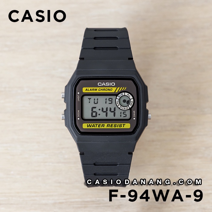 Đồng hồ nam dây nhựa Casio chính hãng Anh Khuê F-94WA-9DG (33mm)