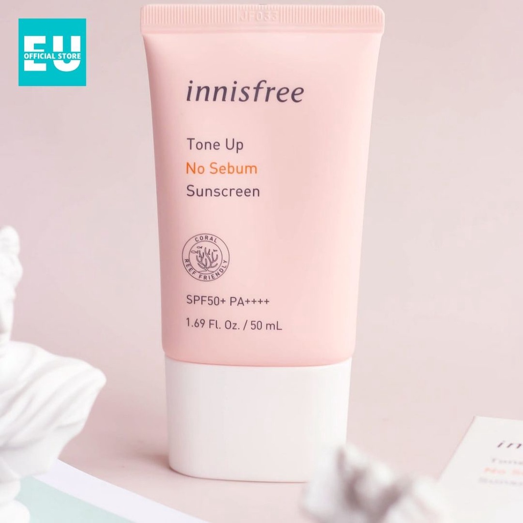 Kem chống nắng Innisfree hồng và vàng SPF 50+ PA