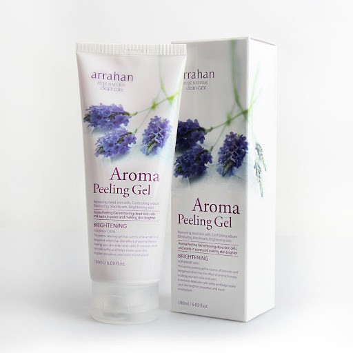 Gel tẩy da chết chiết xuất từ hoa oải hương- Tẩy da chết Arrahan Aroma Peeling Gel Lavender