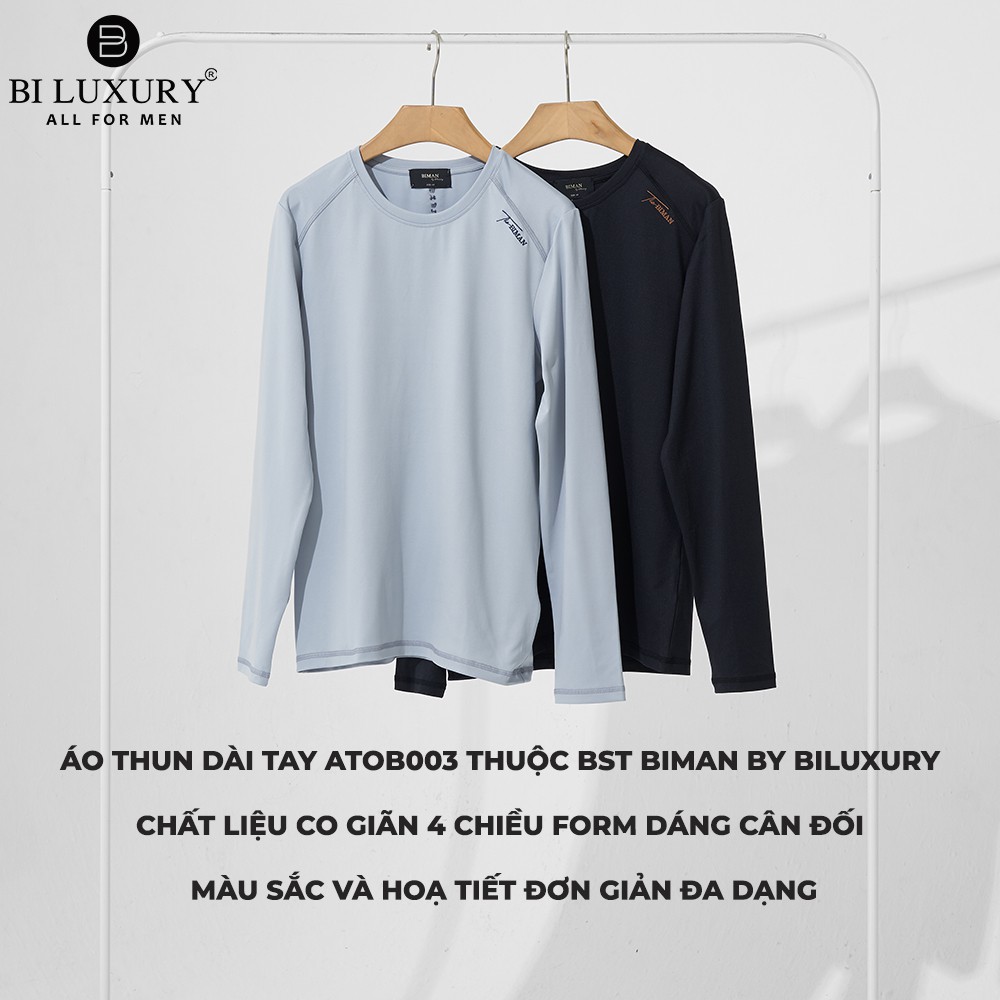 Áo thun giữ nhiệt nam Biluxury nhiều màu ôm vừa người thoải mái vận động ATOB00 | WebRaoVat - webraovat.net.vn