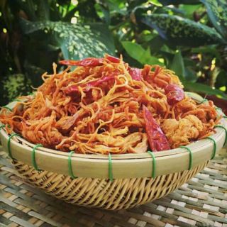 Hũ 500gr khô gà xé cay