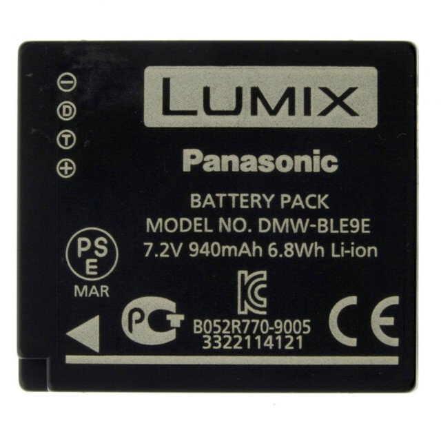 Bộ pin sạc thay thế cho Panasonic DMW-BLE9E