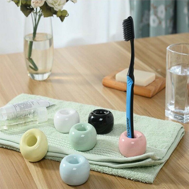 Giá đỡ bàn chải đánh răng bằng sứ tiện dụng cho nhà tắm