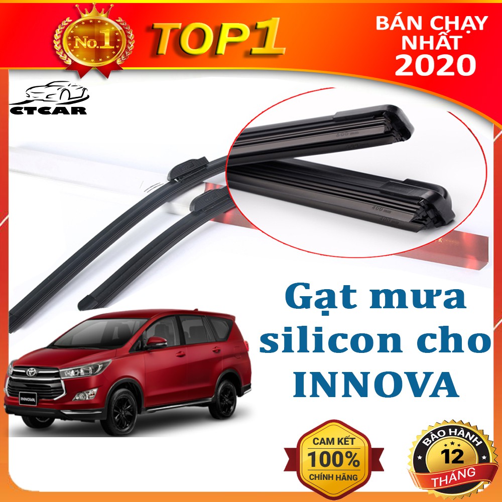 Gạt mưa silicon cho xe Toyota loại gạt mưa cao cấp siêu bền,gạt mưa ô tô  siêu sạch bảo hành 12 tháng CTCar