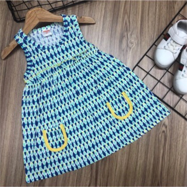 (ib chọn màu ) váy cotton 4c ba lỗ bé gái babydoll 8-21 kg