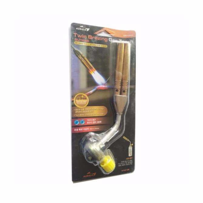 Đèn khò ga 2 lòng bằng đồng dùng để nối ống đồng điều hòa máy lạnh