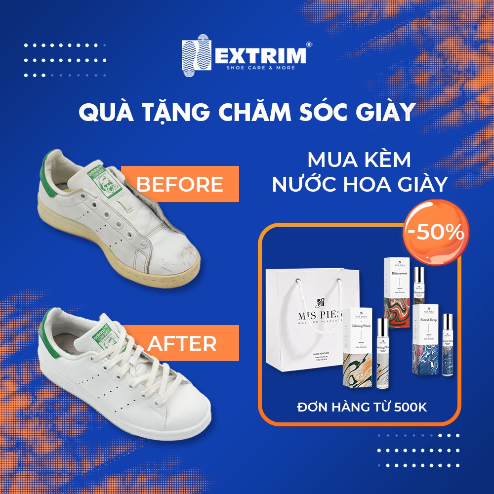 HCM [E-voucher] - Vệ sinh giày EXTRIM Giảm 50% Nước hoa cho Giày cho đơn hàng từ 500k