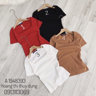 ÁO PHÔNG ZIP CỔ U DÂY CHÉO HOT CỰC