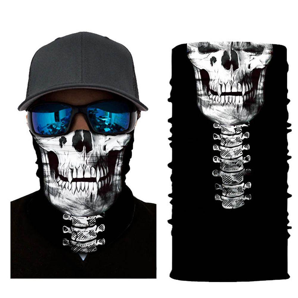 Khăn Bandana Che Nửa Mặt Và Cổ Chống Gió Ma Thuật Hình Đầu Lâu