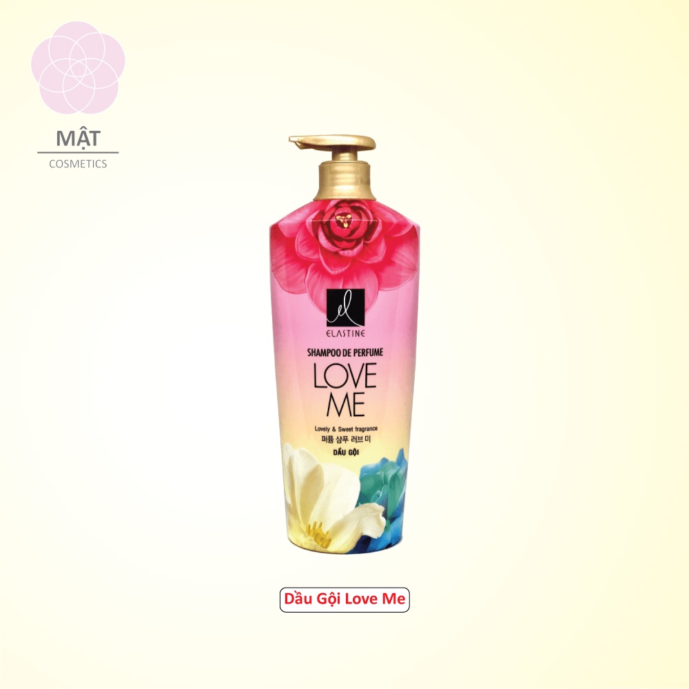 Dầu gội nước hoa Elastine Love Me Kiss The Rose 1000ml