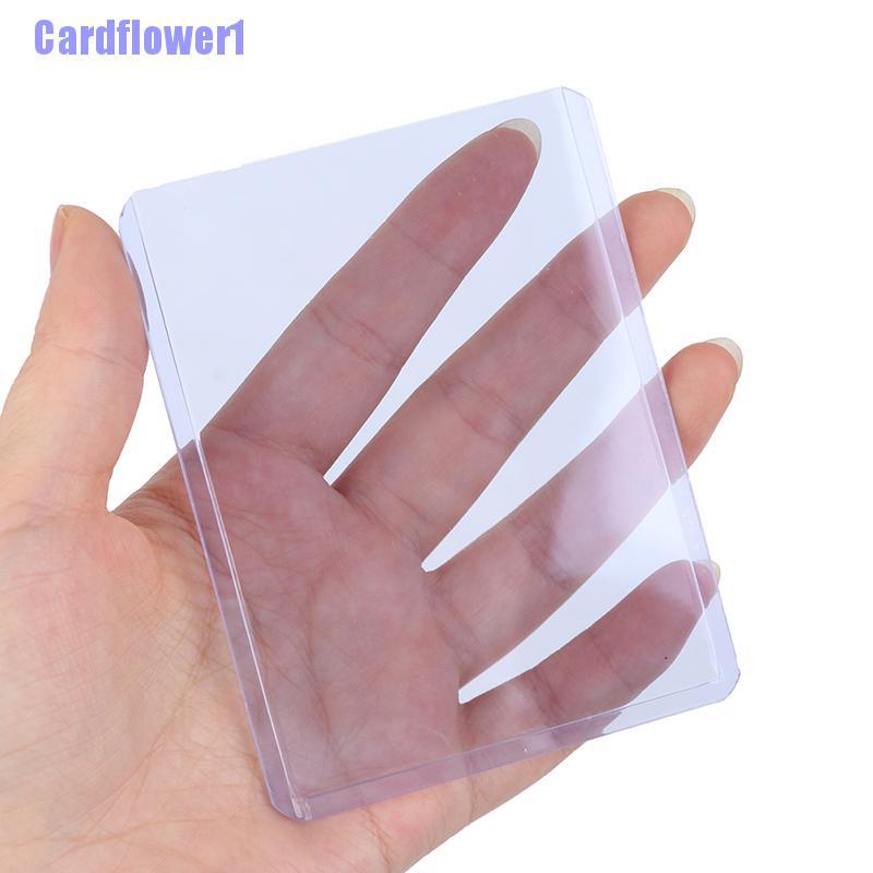 Set 25 Túi Đựng Thẻ Bằng Nhựa PVC Trong Suốt Siêu Mỏng 35PT