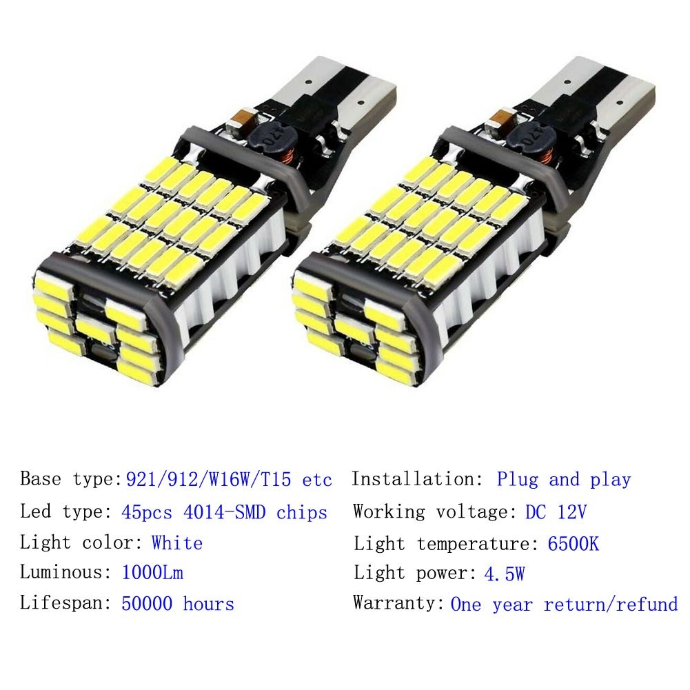 Bộ 4 Đèn led Tín Hiệu Cho Xe Ô Tô t15 1157 t20 7443 45