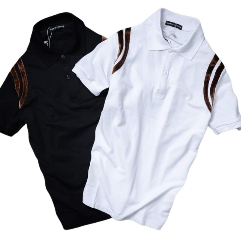 Áo Thun POLO Nam mix nhung vải cá sấu Cotton xuất xịn, chuẩn form,sang trọng-lịch lãm DA43-ZMEN | BigBuy360 - bigbuy360.vn