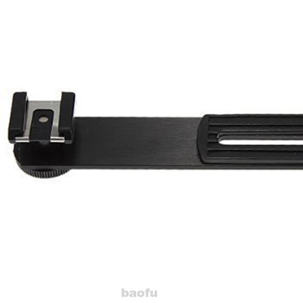 Bracket Metal Dual Head Arm Hot Shoe Universal Fill Light Camcorder