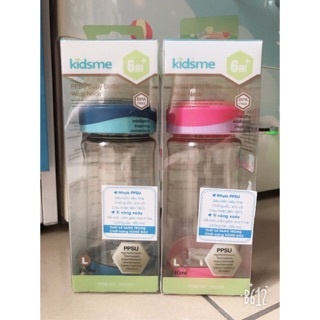 THANH LÝ bình sữa cổ rộng PPSU của Kidsme
