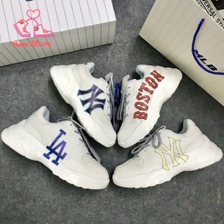 Giày thể thao MLB NY chữ đen, Boston, La chữ xanh, Ny chữ vàng hot trend 2022