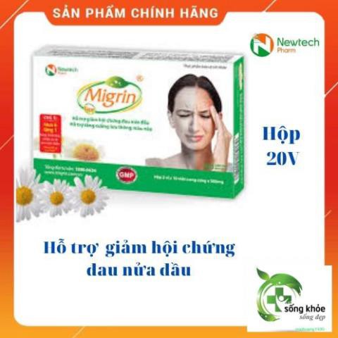 MIGRIN giảm đau nửa đầu [Chính Hãng] - giúp giảm đau nửa đầu và thiếu máu não mãn tính