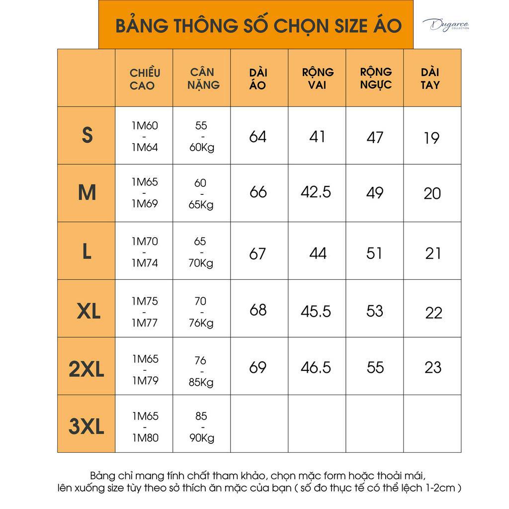 Áo sơ mi trơn DUGARCO trơn ngắn tay cotton công sở nam, vải cotton mềm mịn 202SMS21062