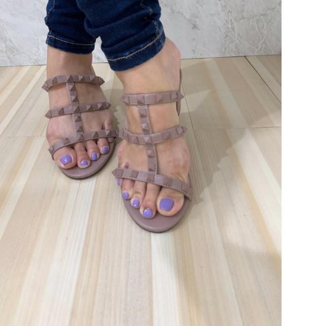 Giày Sandal Valentino Rockstuds Vgs03 Code-770 Hàng Chính Hãng Cho Nữ