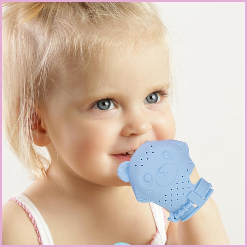 Bao Tay Silicon An Toàn Thực Phẩm Cho Bé Mọc Răng