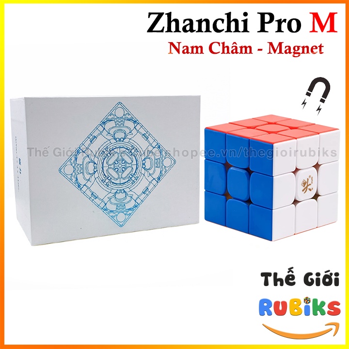 Rubik 3x3 DaYan Zhanchi Pro M 3x3x3 2021 Có Nam Châm.
