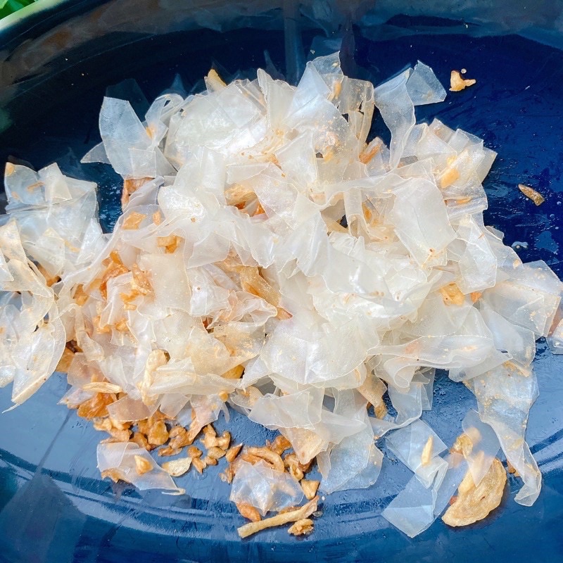 Bánh tráng DẺO SỢI muối nhuyễn + topping