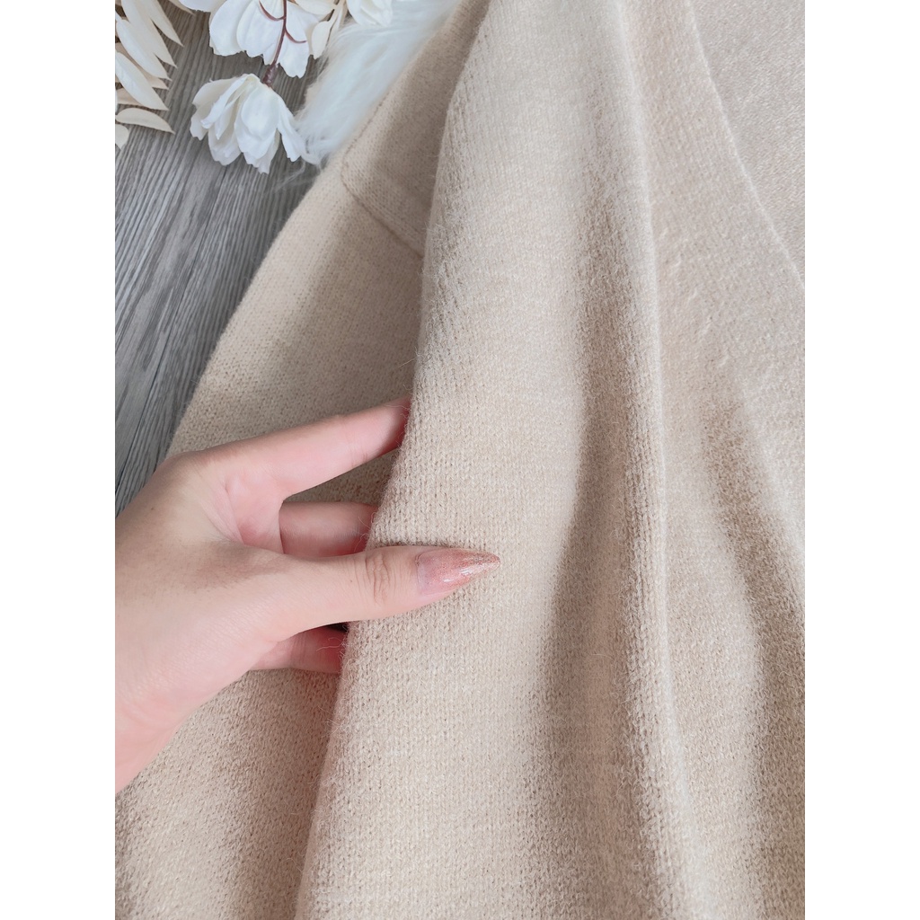 Áo khoác len lông cừu FANSIX - AL03 áo cardigan len dày | BigBuy360 - bigbuy360.vn