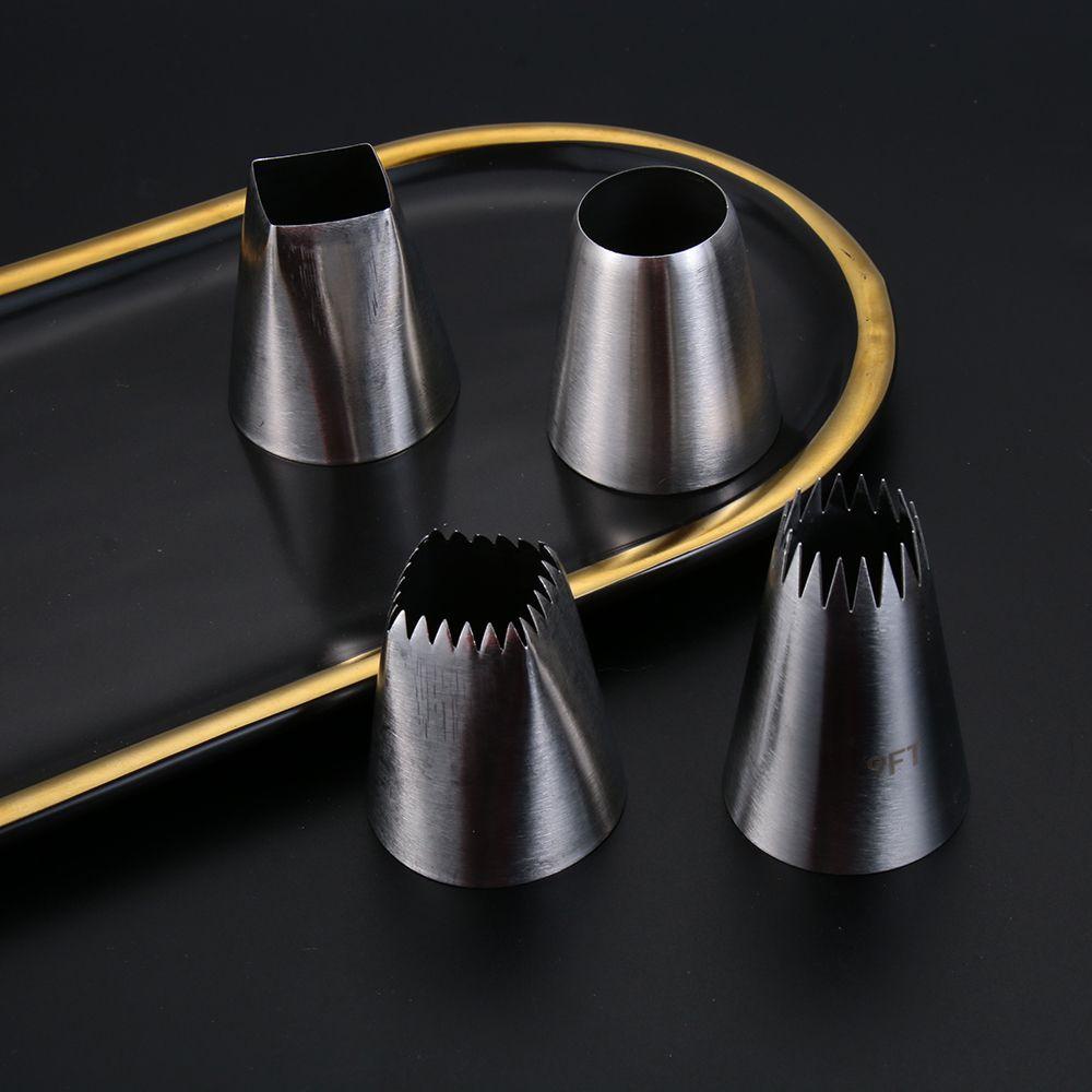SUENIN Set 4 Đuôi Bắt Bông Kem Trang Trí Bánh Bằng Thép Không Gỉ