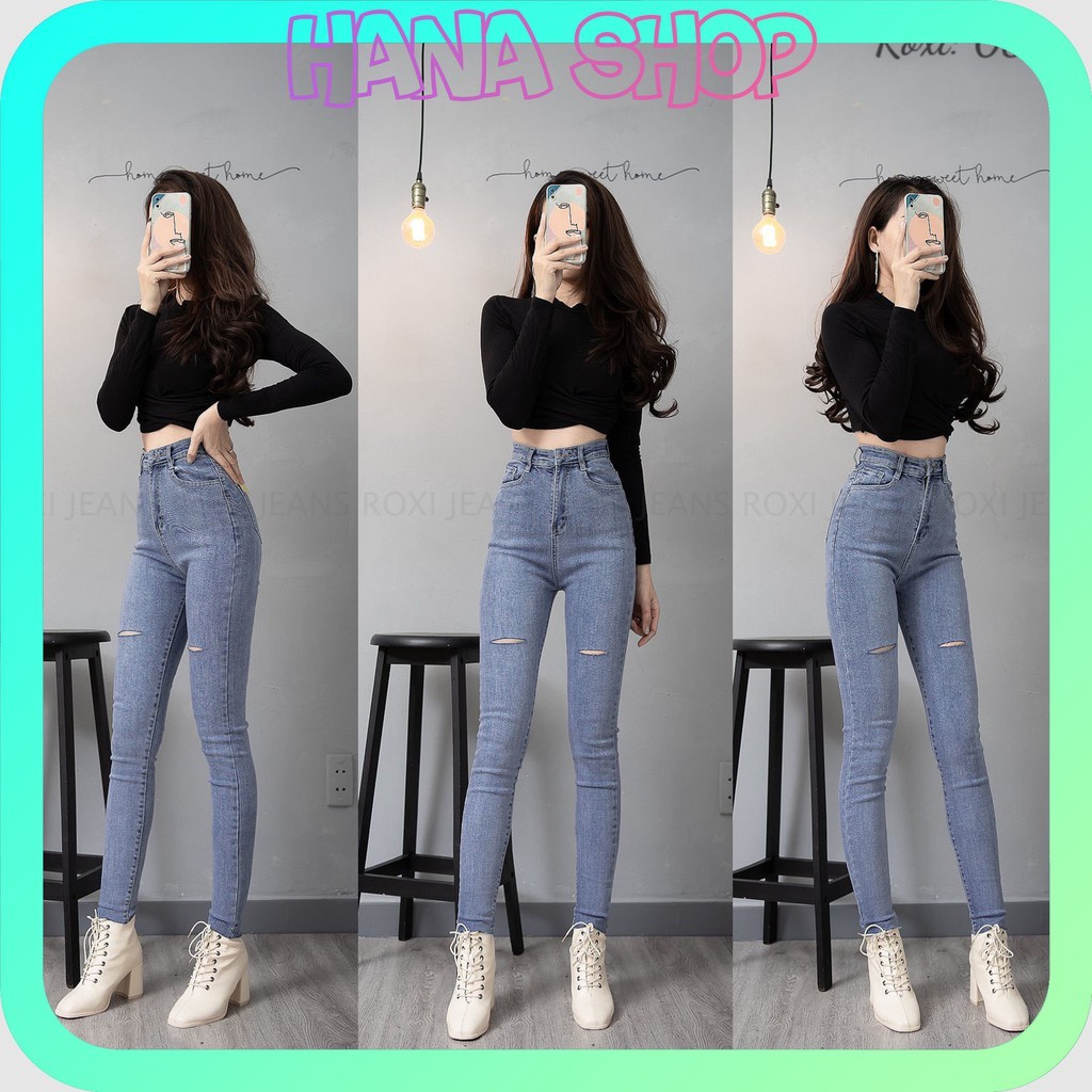❤️ [Hình Tự Chụp] Quần Dài Co Giãn Siêu Cao , Quần Jean Nữ Ống Rộng Nhiều Mẫu - [ẢNH THẬT]